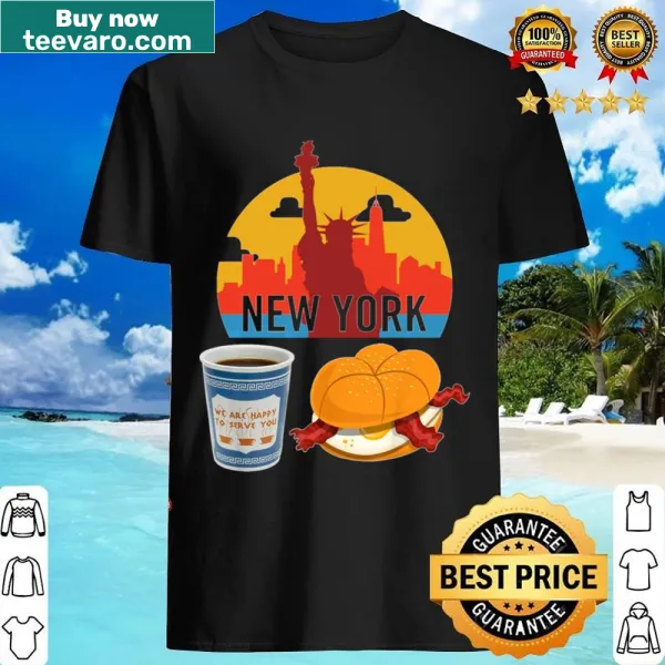 Bacon Egg and Cheese shirt with vintage breakfast graphics