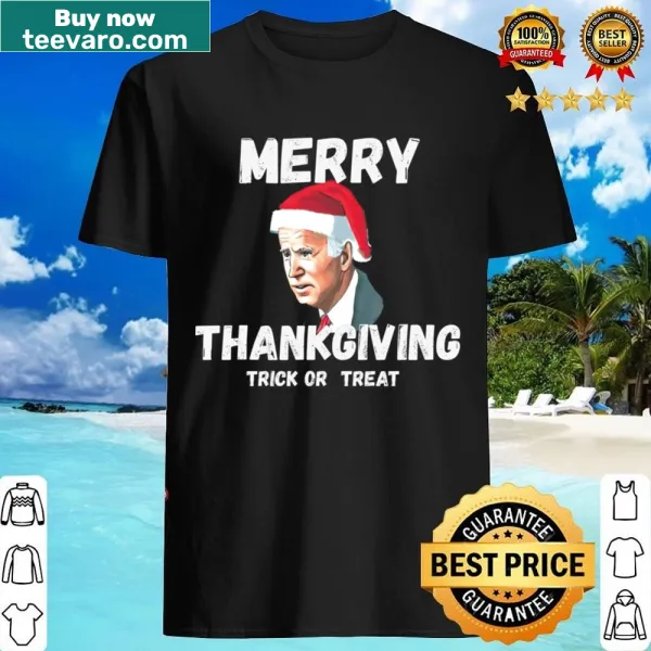 Thanksgiving-themed pullover shirt featuring Joe Biden design