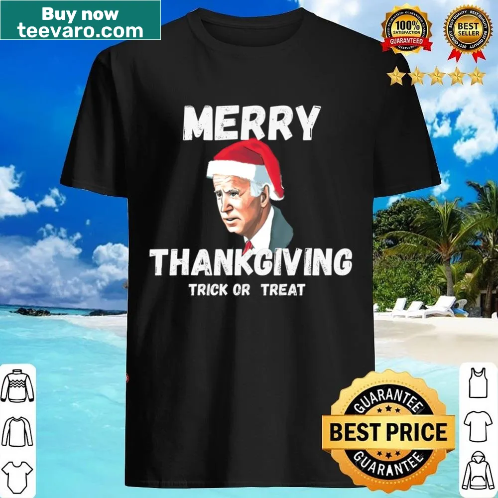 Thanksgiving-themed pullover shirt featuring Joe Biden design