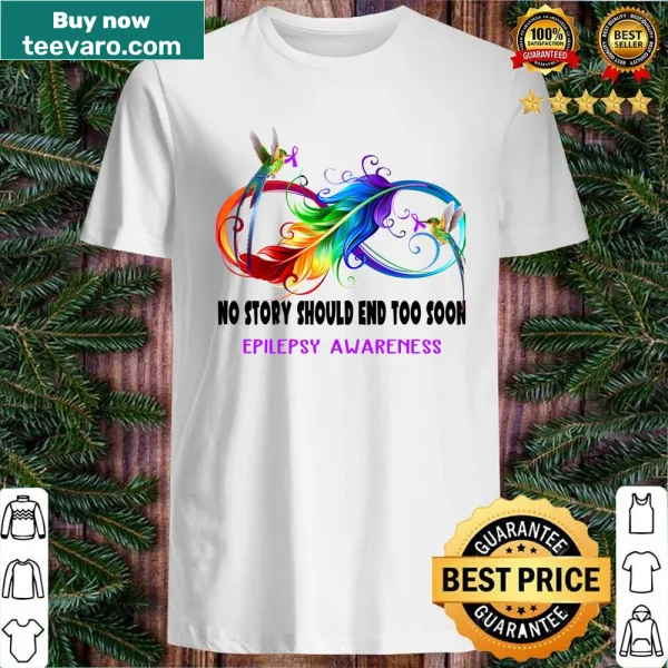 Epilepsy awareness shirt featuring bold typography