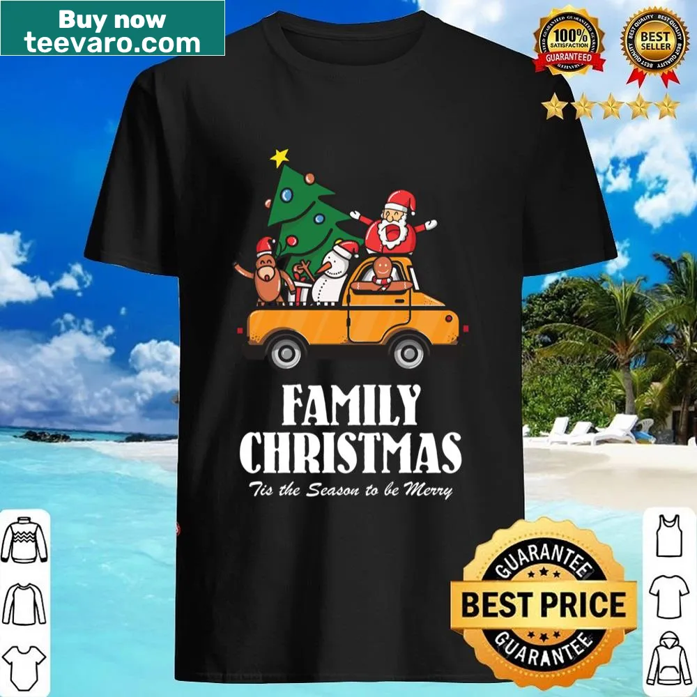 Festive Christmas shirt with 'Tis The Season To Be Merry' text