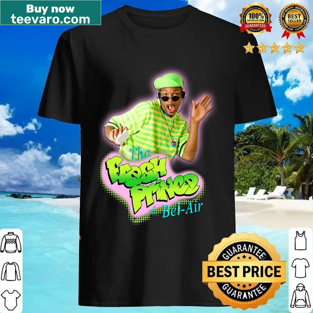Fresh Prince of Bel-Air tribute shirt with classic illustration