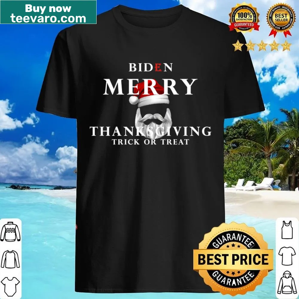 Funny graphic of Joe Biden for Thanksgiving on a festive shirt
