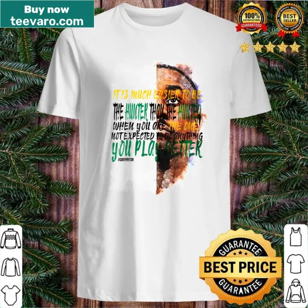 Artistic shirt with watercolor design and inspirational quote