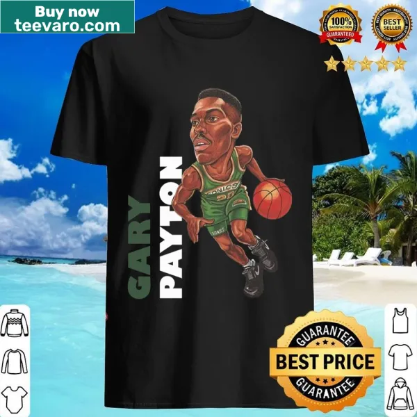 Graphic shirt honoring basketball legend Gary Payton