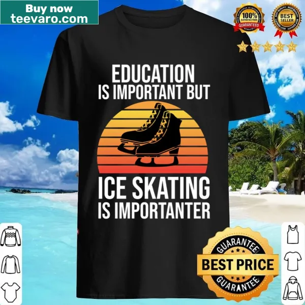 Illustrative shirt celebrating figure skating and ice skating lovers