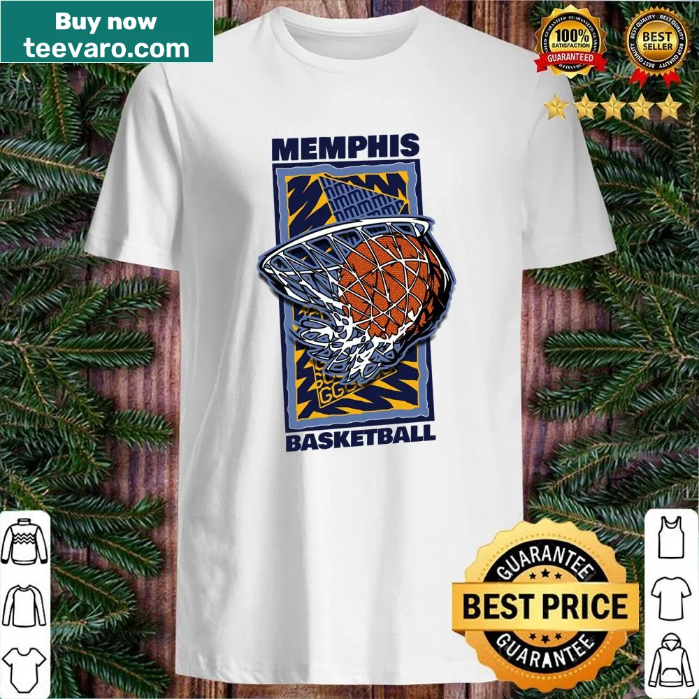 Retro Memphis basketball shirt inspired by 90's style