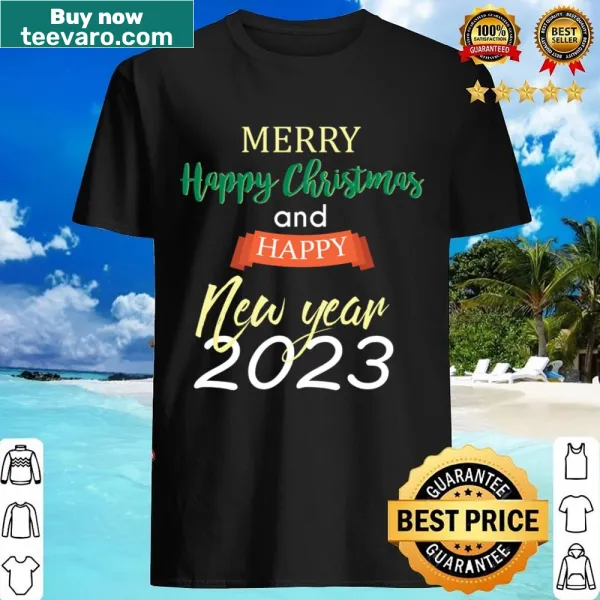Festive shirt celebrating Christmas and New Year 2023
