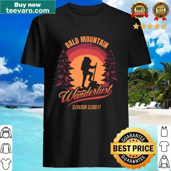 Mountain-themed shirt featuring Mount Bald in Colorado