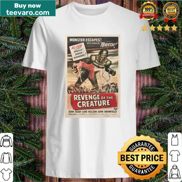 Bold horror-themed shirt featuring Revenge Of The Creature design
