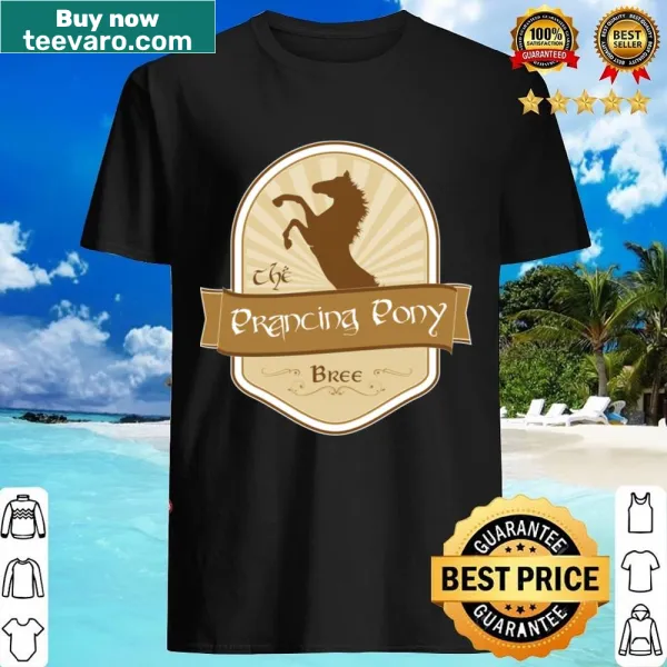 Illustration of a prancing pony on a casual T-shirt