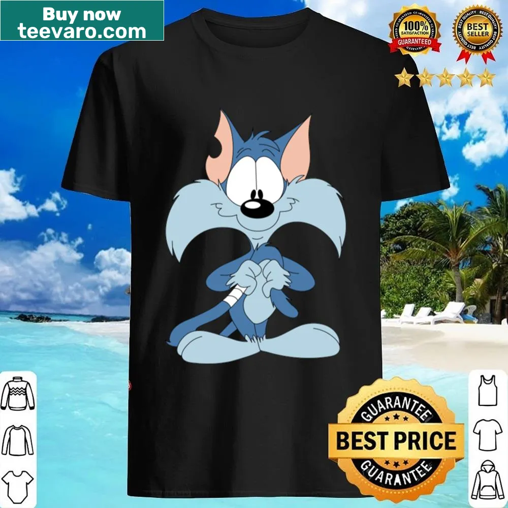 Cartoon T-shirt featuring Furrball from Tiny Toons