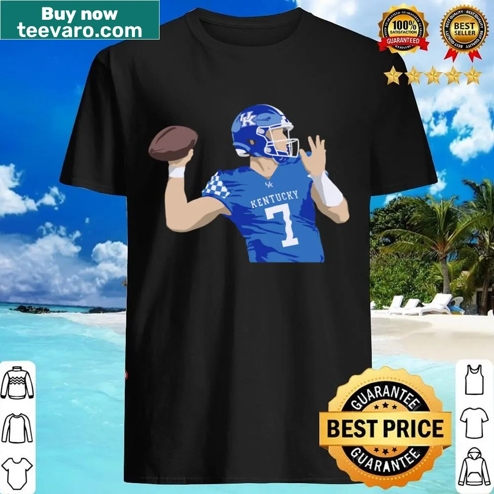 Shirt featuring Will Levis and University of Kentucky design.