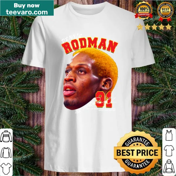 Vintage shirt featuring Dennis Rodman graphic
