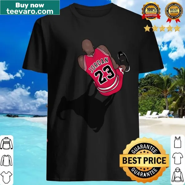 Retro Michael Jordan shirt featuring a classic silhouette design