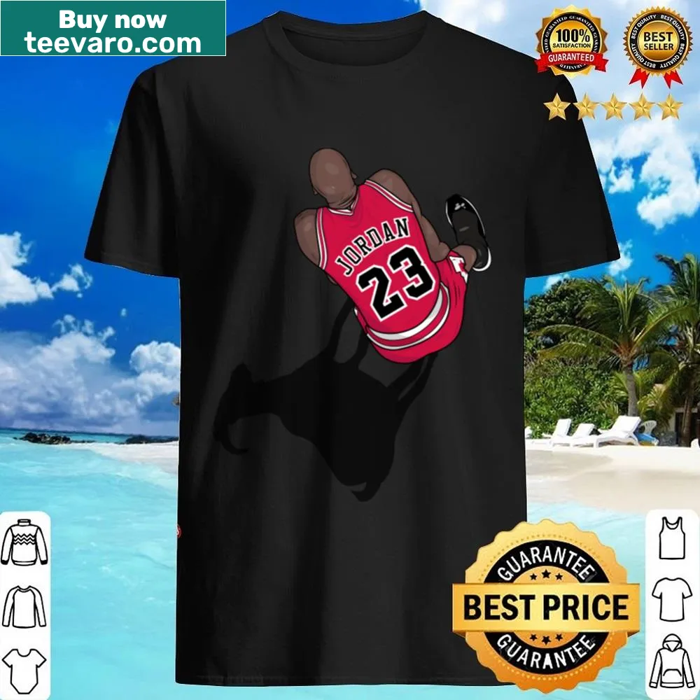Retro Michael Jordan shirt featuring a classic silhouette design