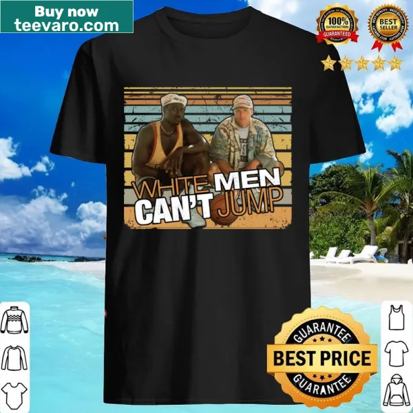 Retro movie-inspired shirt referencing 'White Men Can't Jump'