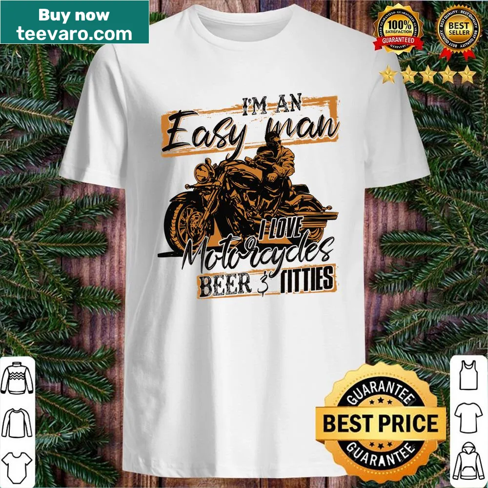 Motorcycles lover shirt with playful holiday typography