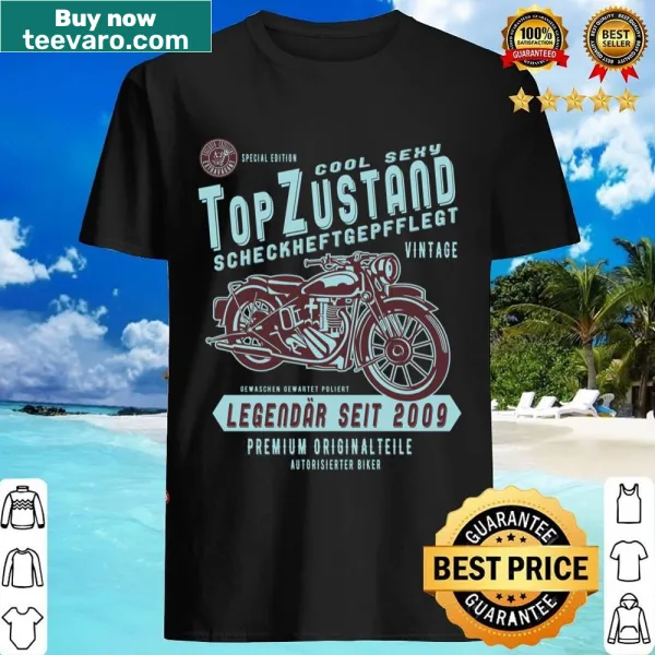 Biker-themed shirt featuring 'Legendary Legend' text and motorcycle elements.