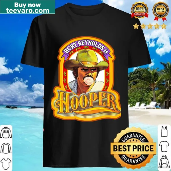 Vintage shirt featuring Burt Reynolds and Hooper film graphics