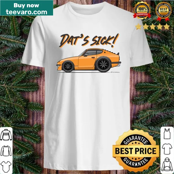 Shirt featuring the humorous phrase 'Dat'sorange' in bold text