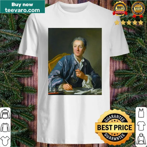 Philosopher Denis Diderot shirt with clean typography