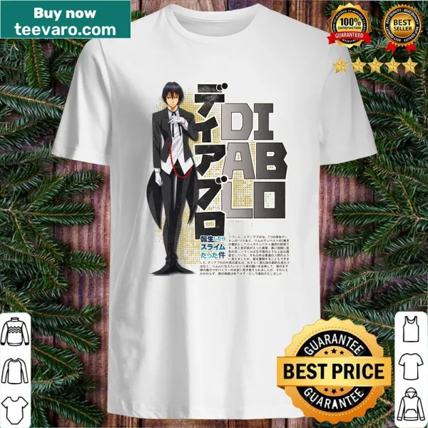 Character design shirt featuring Diablo Noir from Tensei Shitara Slime Datta Ken