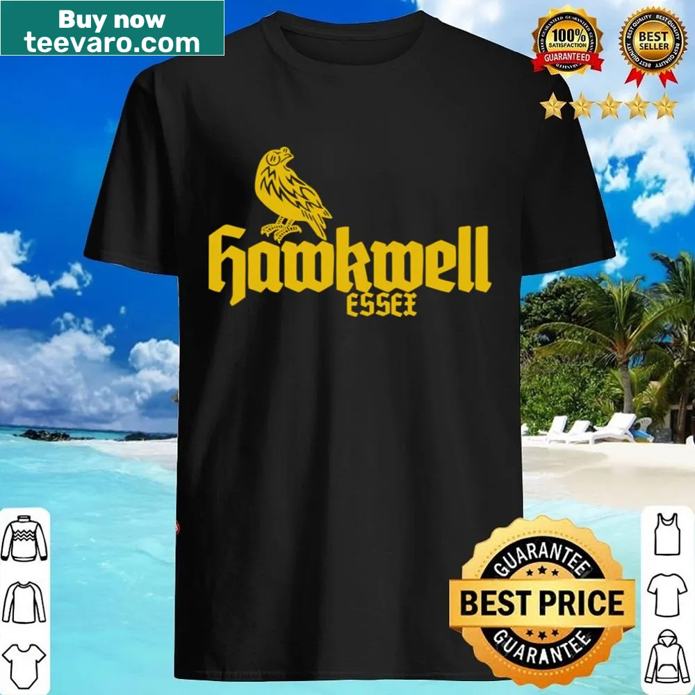 Illustrated shirt featuring Hawkwell, Essex, with cultural elements