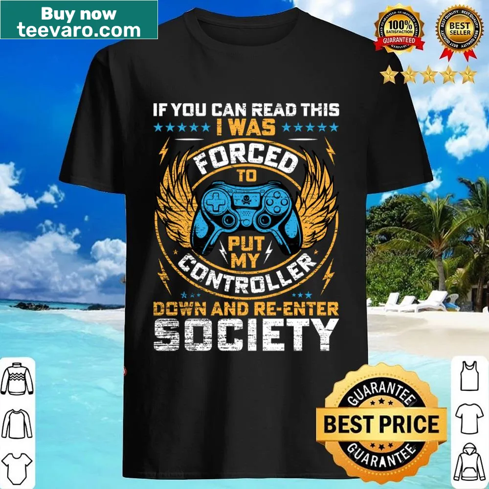 Vintage gaming shirt expressing reluctance to stop playing