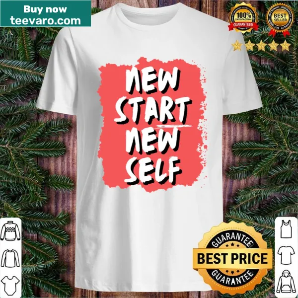 Inspirational shirt featuring a message about new beginnings