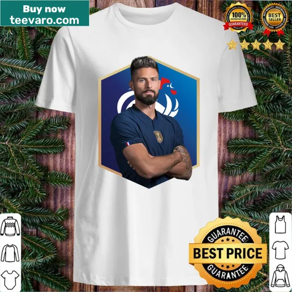 Tribute shirt featuring Olivier Giroud for soccer fans