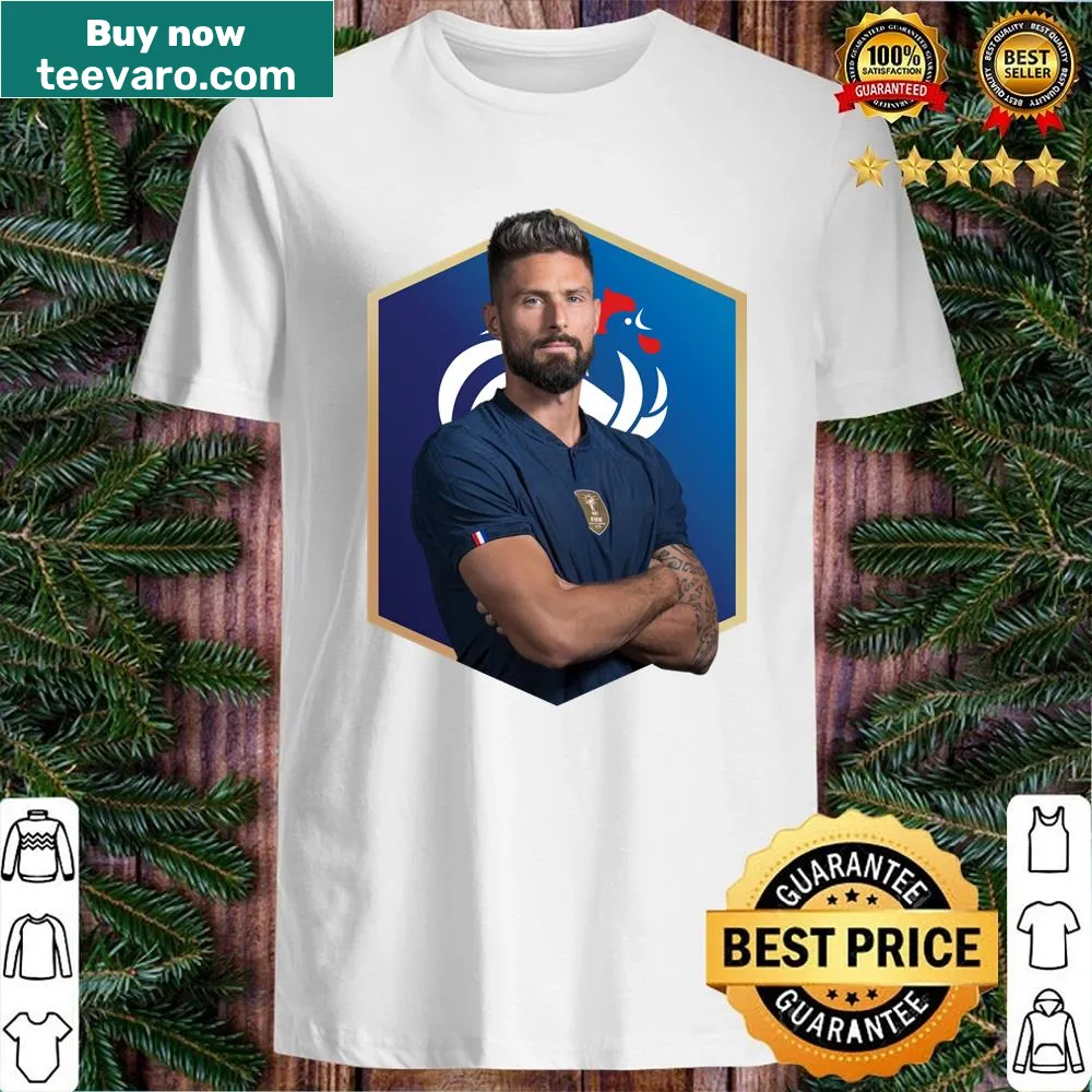 Tribute shirt featuring Olivier Giroud for soccer fans