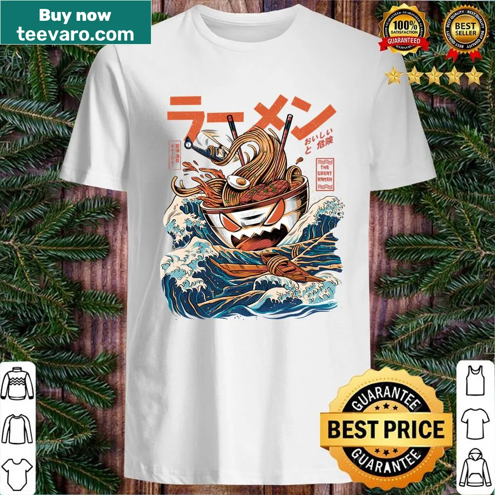 Illustration shirt celebrating ramen with a humorous twist