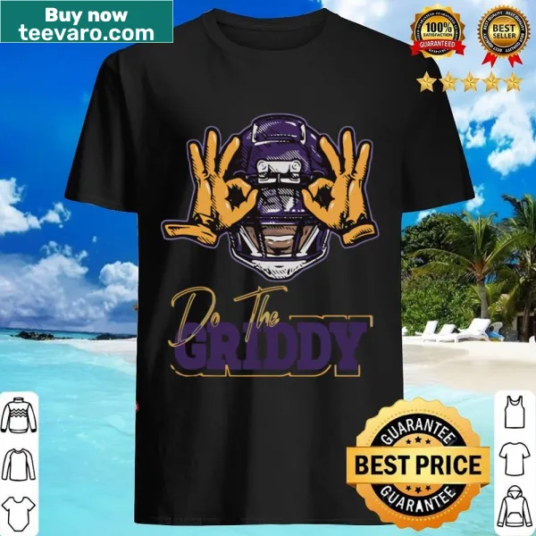 Text shirt featuring 'Griddy Duo' in bold letters