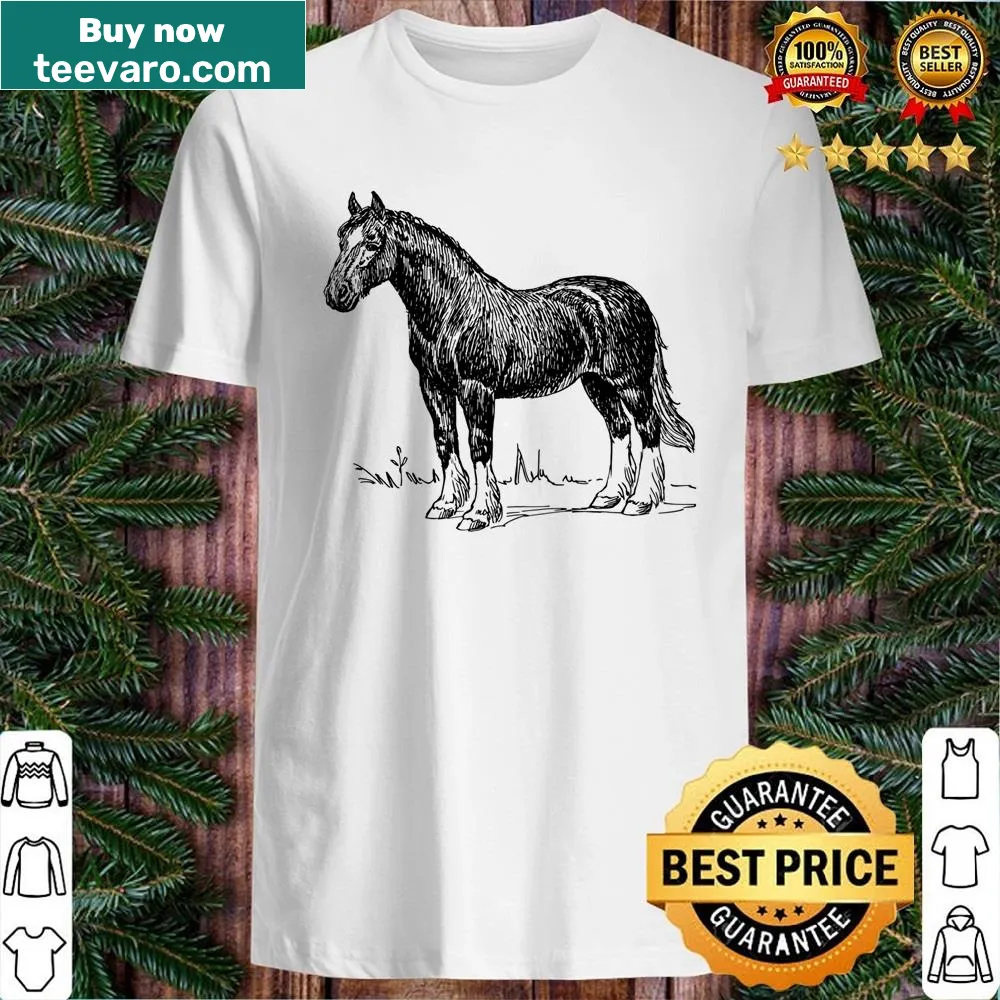 Vintage horse shirt featuring a classic horse silhouette