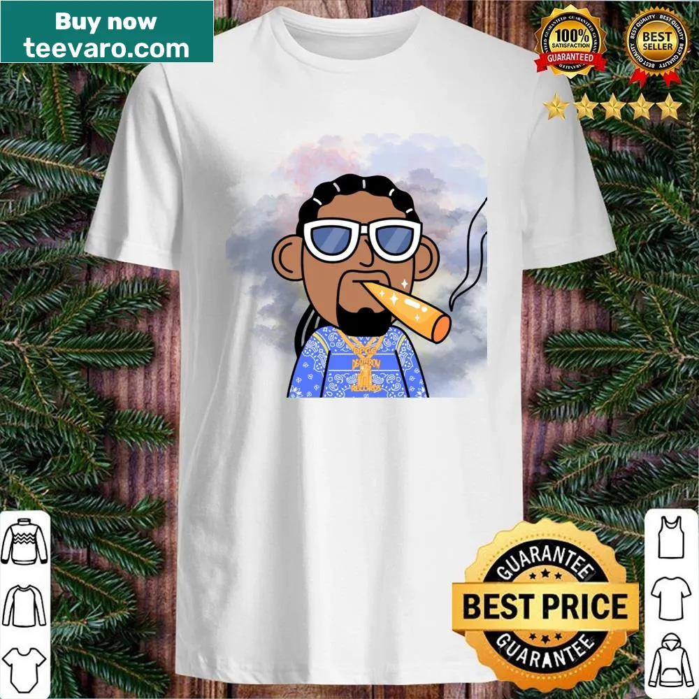 Streetwear shirt featuring cartoon music artist illustration