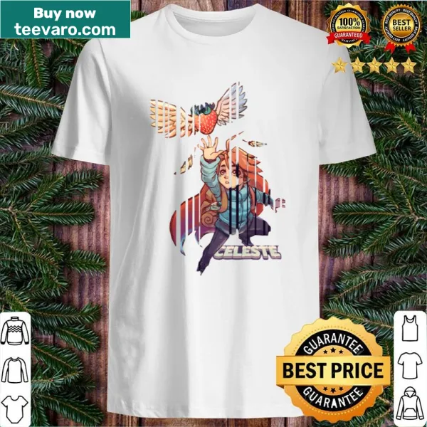 Illustration inspired by the Celeste game on a shirt