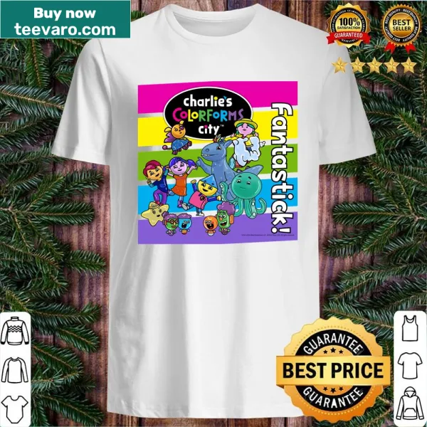 Shirt featuring whimsical scenes reminiscent of creative play