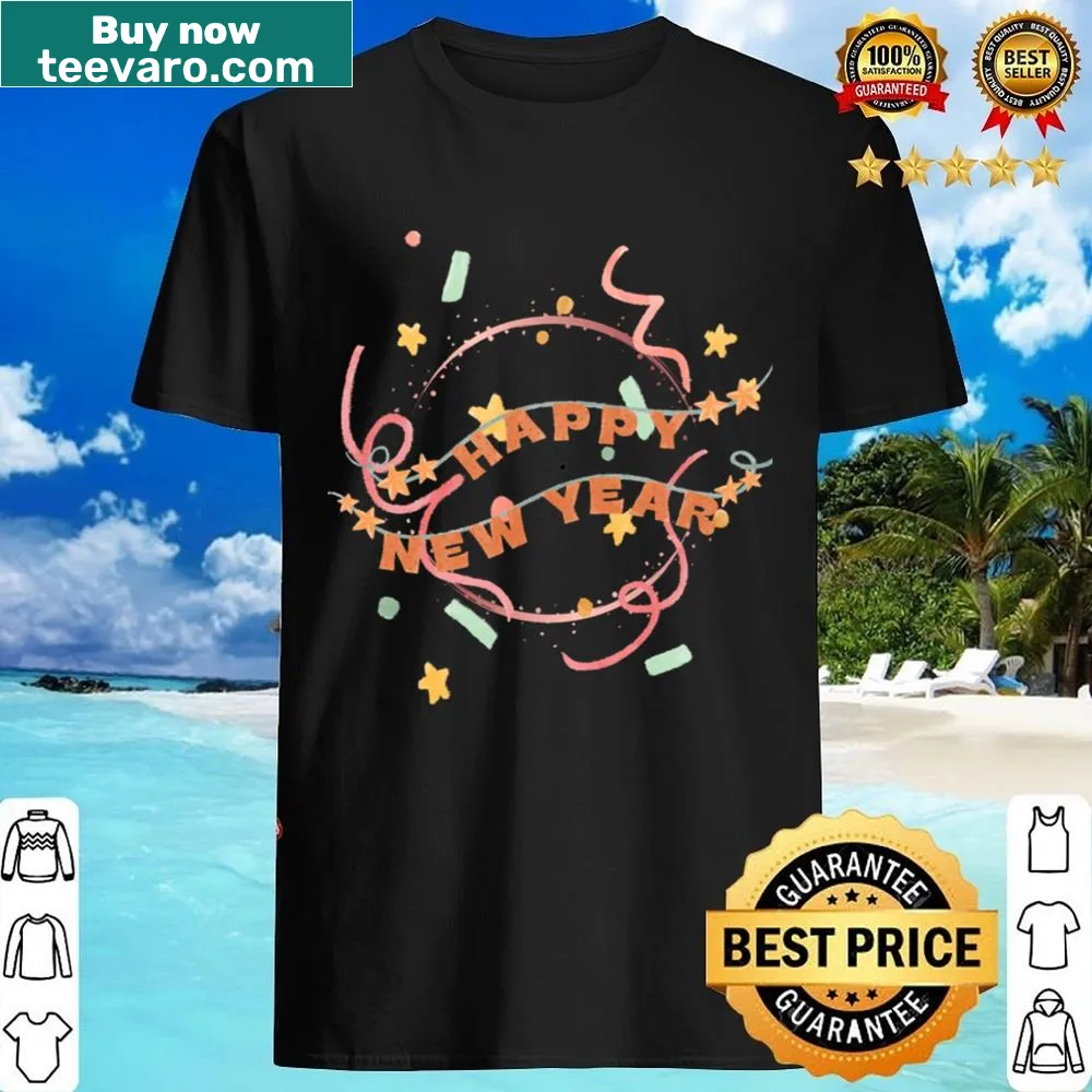 Happy New Year 2023 shirt with cheerful text design