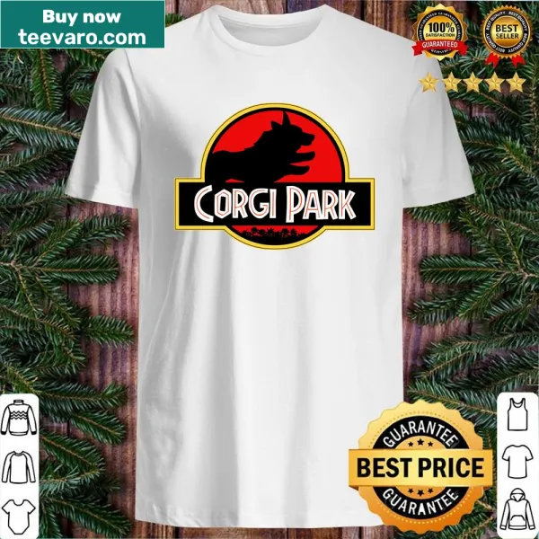 Cute corgi graphic on a playful t-shirt