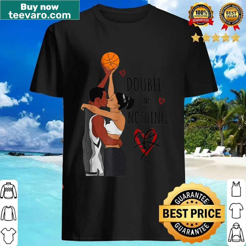 Couple shirt celebrating love for basketball movies