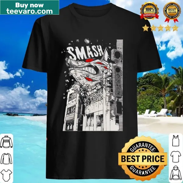 Manga-inspired shirt featuring a fox character from Chainsawman.