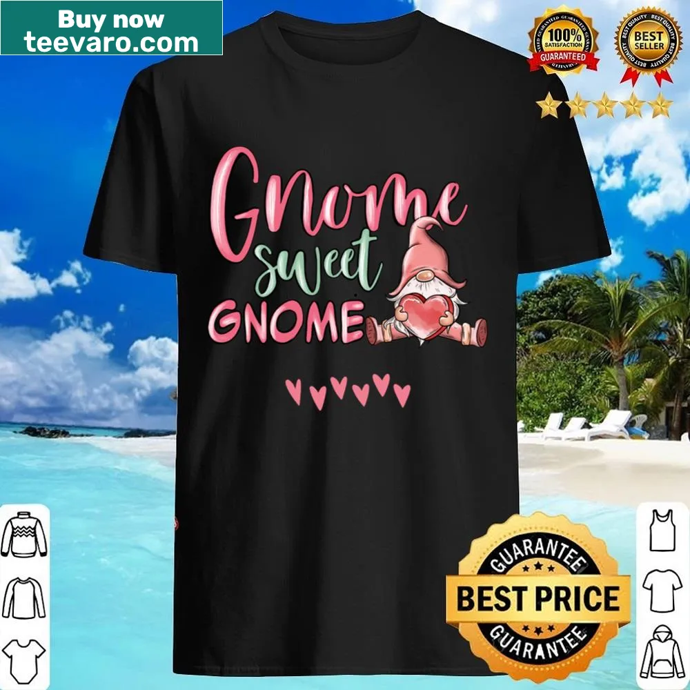 Whimsical gnome illustration on a T-shirt