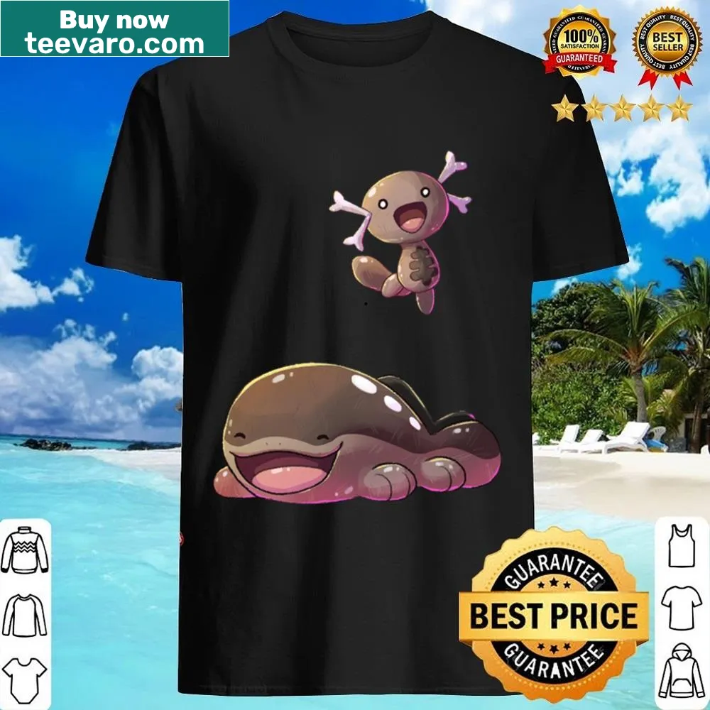 Cute axolotl illustration on a t-shirt