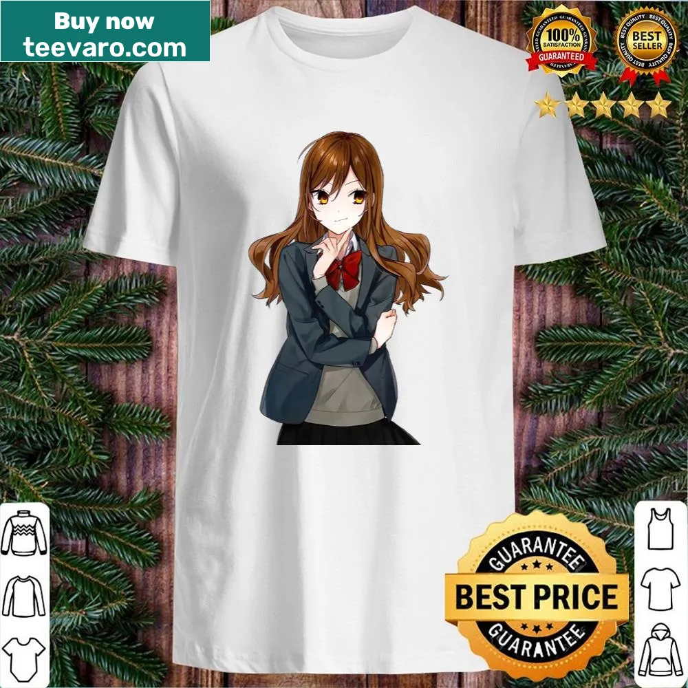 Anime-themed graphic celebrating Horimiya on a shirt