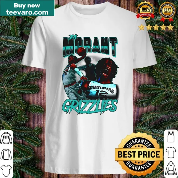 Retro Ja Morant graphic on a sports shirt