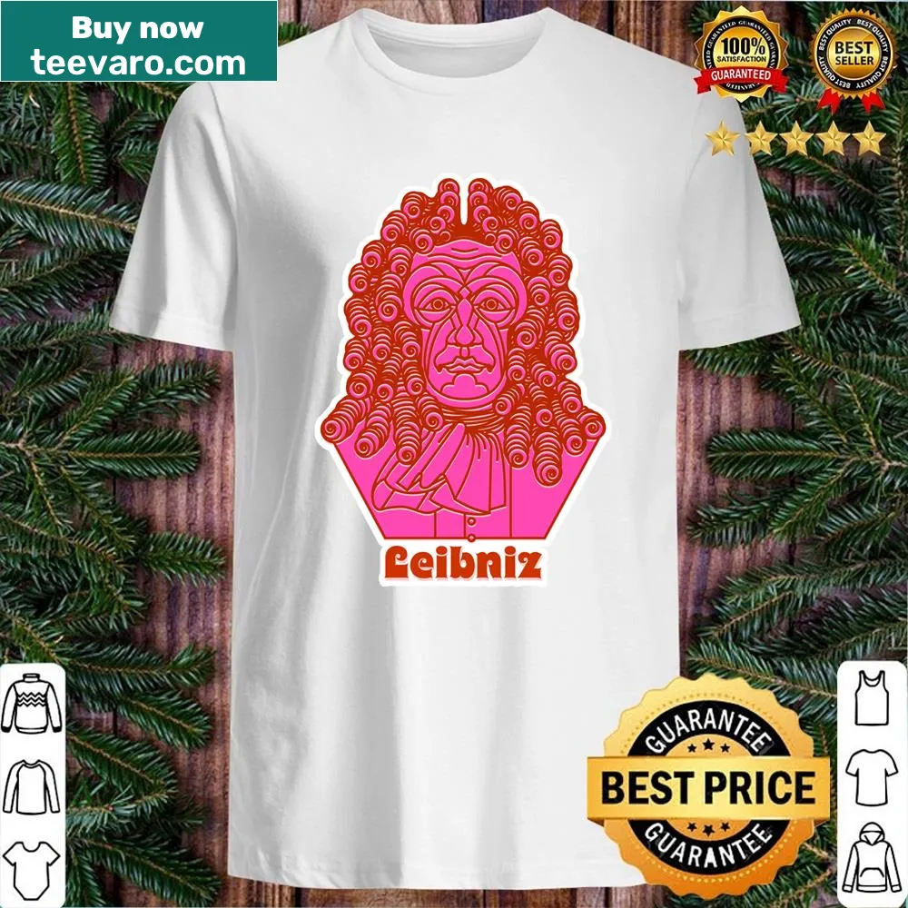 Leibniz Pop Colors shirt with engaging typography