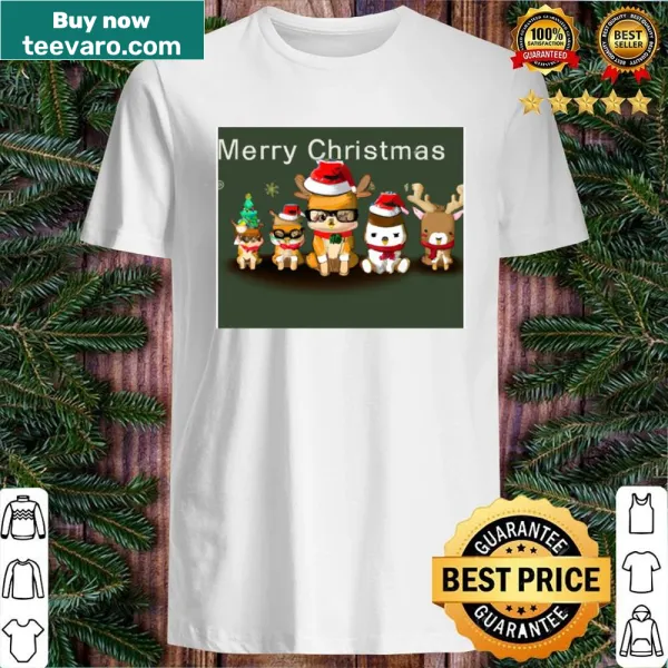 Festive shirt with a joyful Merry Christmas greeting