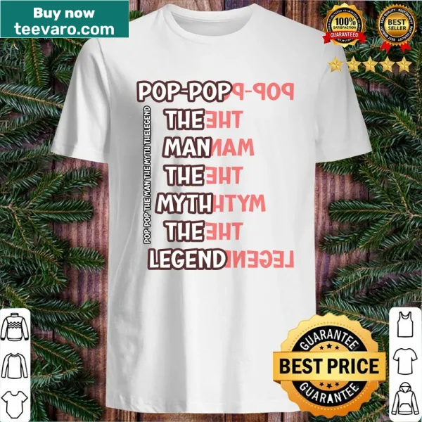 Shirt celebrating grandfathers, saying 'The Man The Myth The Legend'