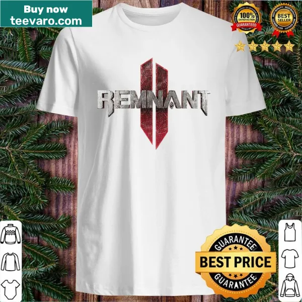 Distressed logo shirt inspired by Remnant 2, featuring vintage graphics.